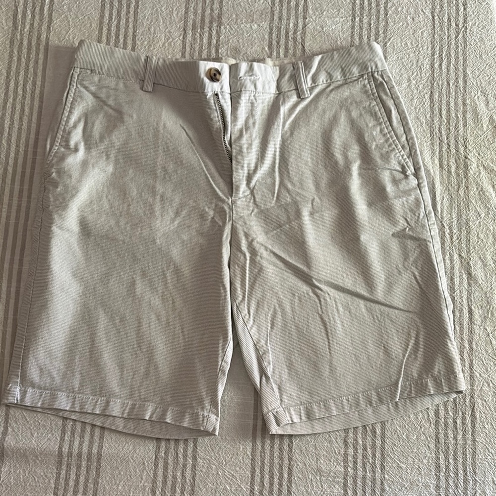 Old Navy Men's Light Tan Flat Front Shorts
